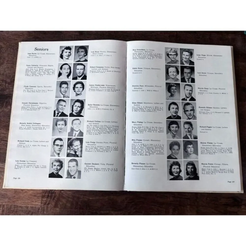 1960‎ The La Crosse Wisconsin State College Yearbook University Year Book UWL